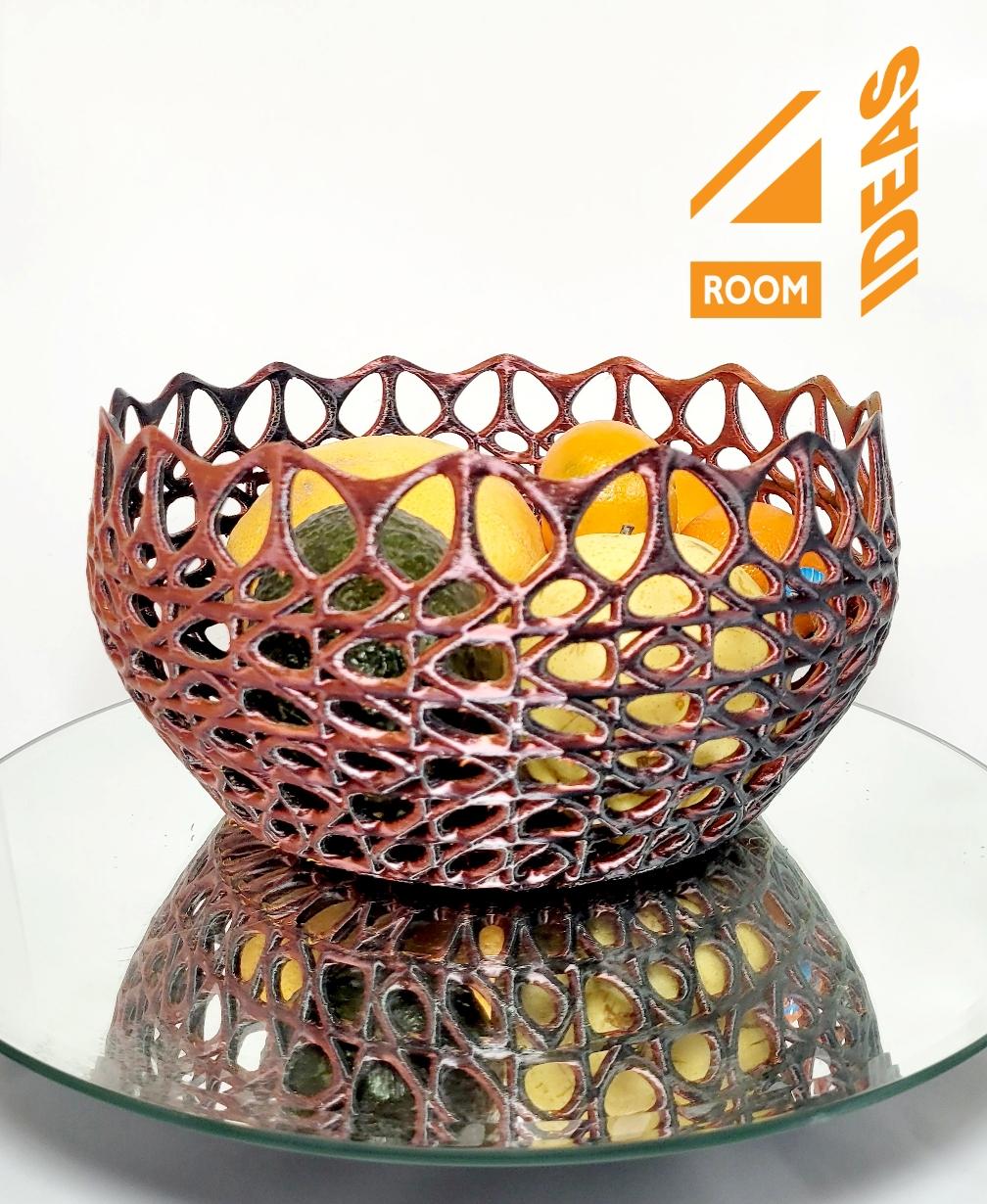 Voronoi Bowl - Crown 3d model