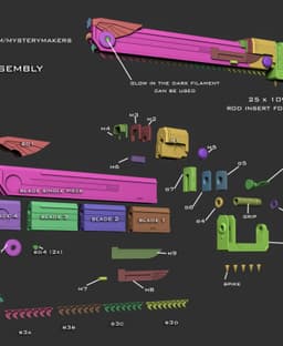 Chainsword Imperial 3d model