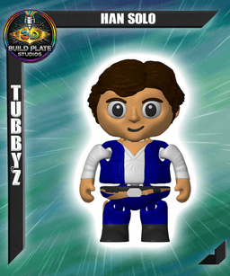 STAR WARS Han Solo Multicolor Flexi Print-In-Place 3d model