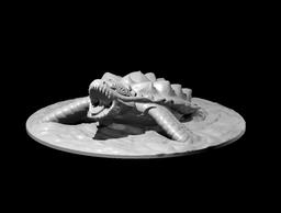 Dragon Turtle - Dragon Turtle in Water - 3d model render - D&D