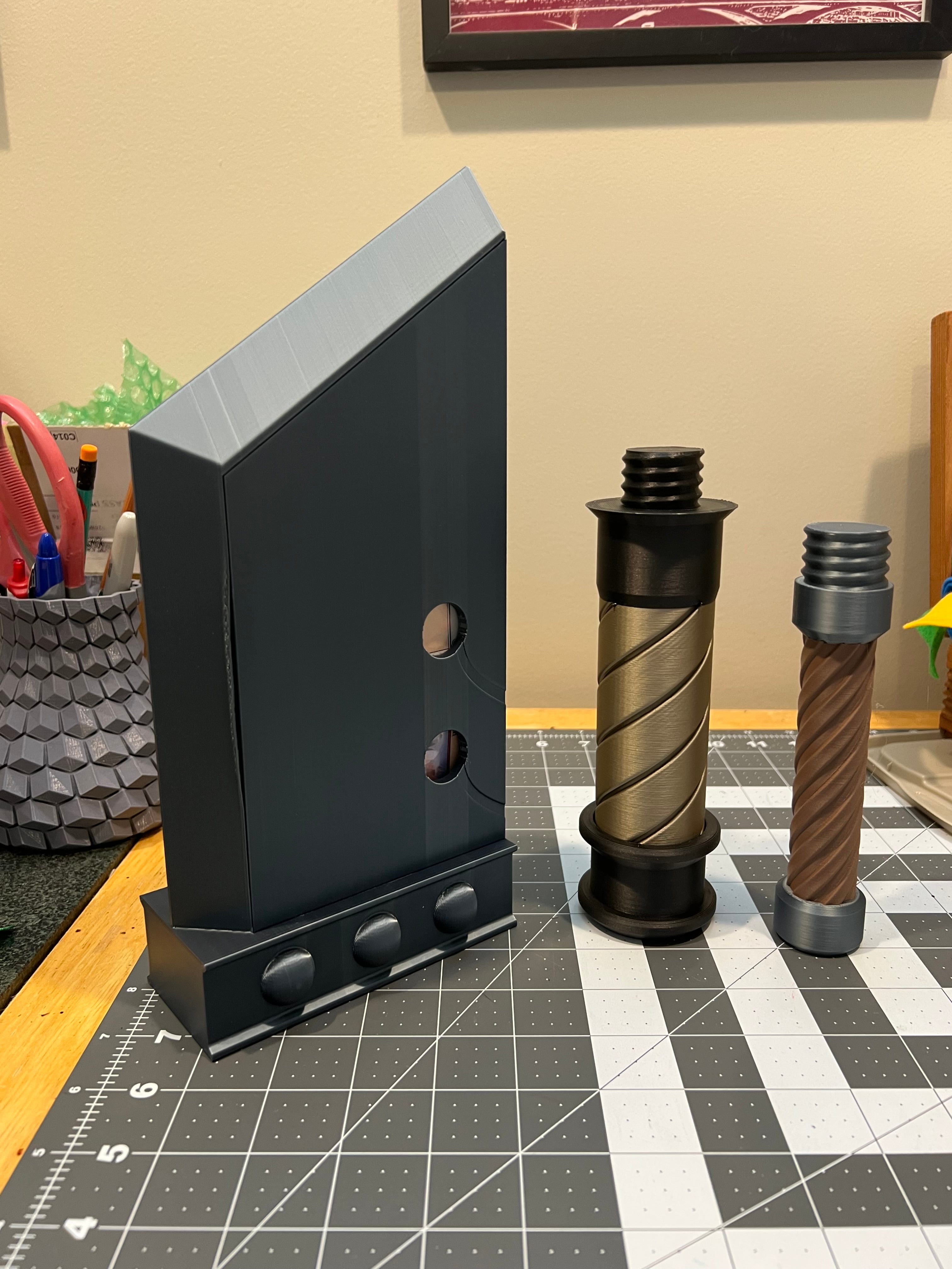 Buster Sword Deck Box V1.3mf 3d model