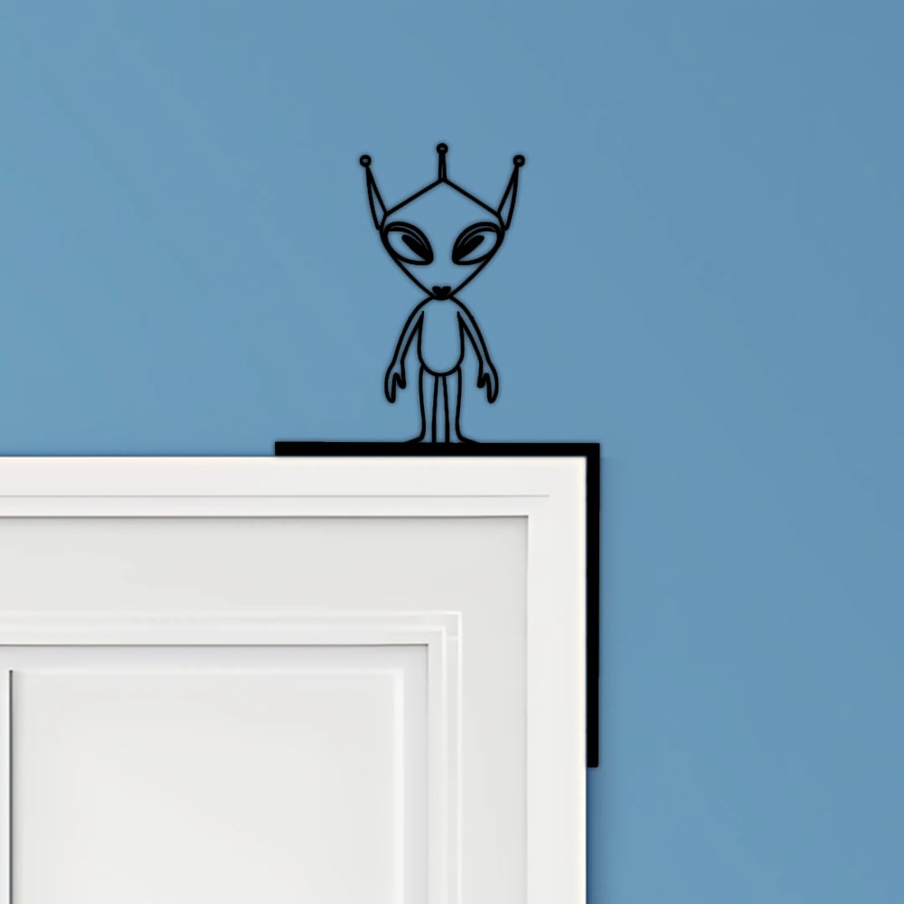 Alien Door Corner Decor 3d model