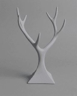Antler Jewelry Tree STL – Necklace Stand & Ring Holder 3d model