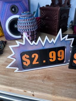 Pricing Stands, In person, shows, craft, fair, cons, etc. pricing stands for your item. 3d model