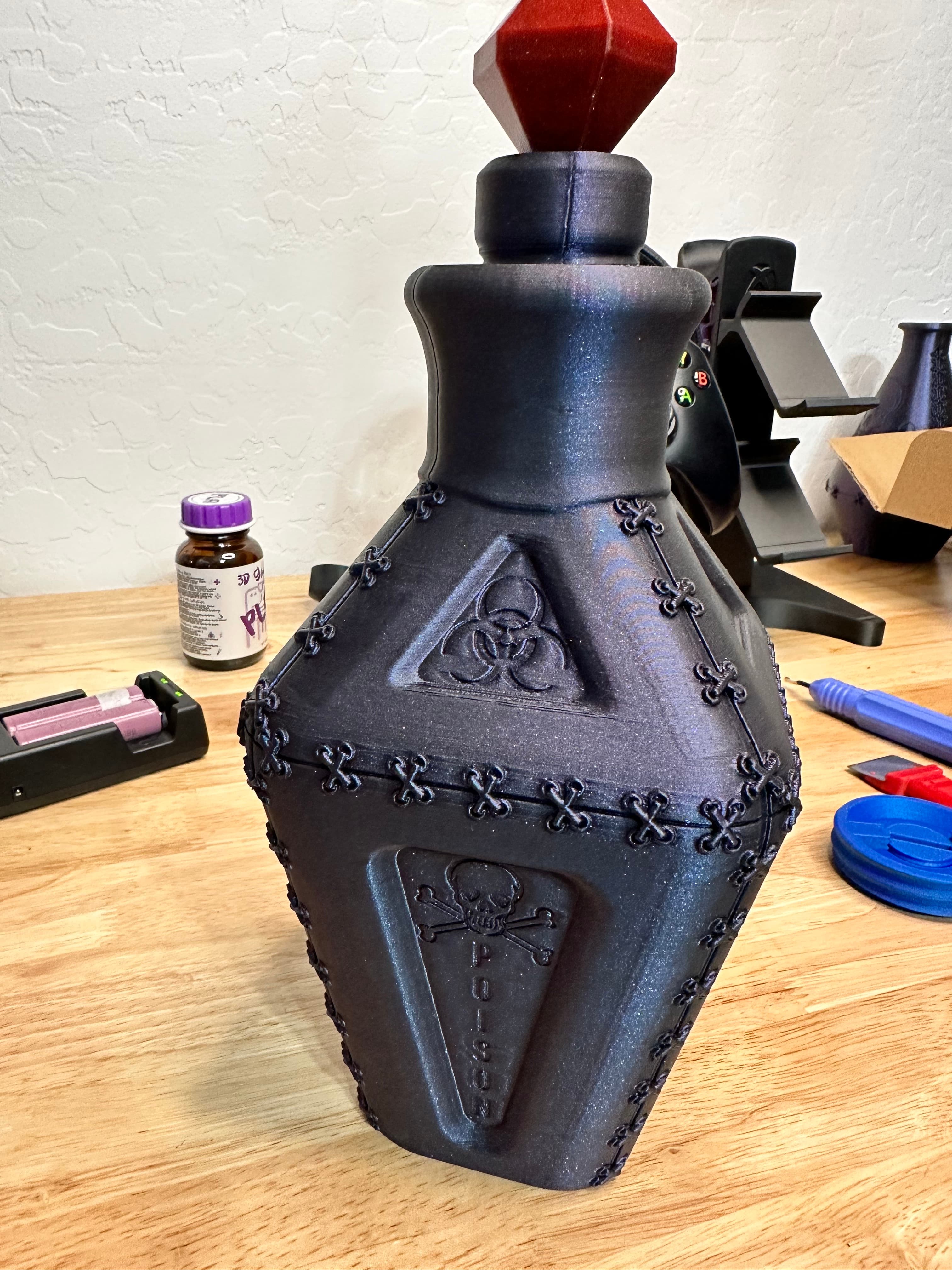 Poison Bottle Beer Koozie 3d model