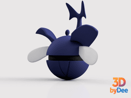 Heracross Pokeball 3d model