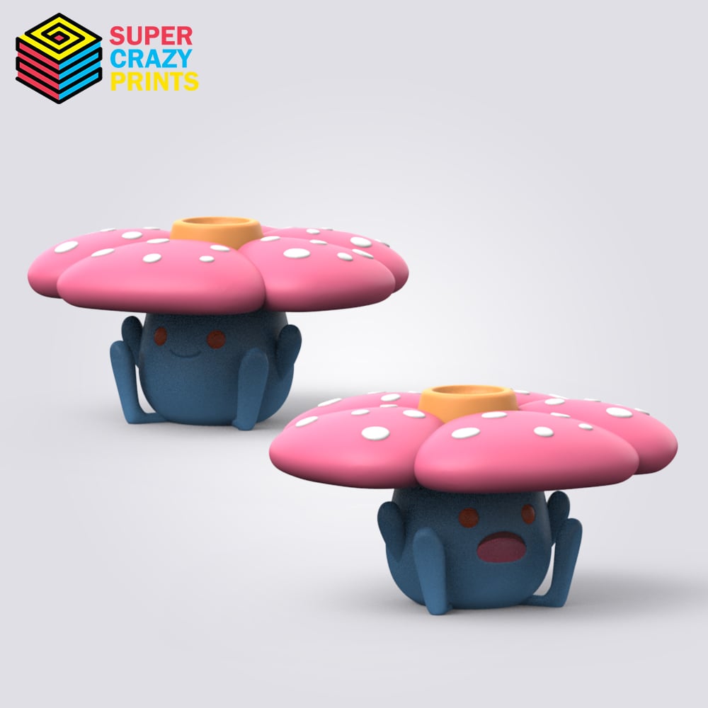 Vileplume (Easy Print No Supports) 3d model