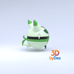 Floragato Pokeball 3d model