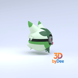 Floragato Pokeball 3d model