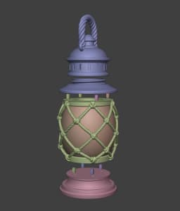 Pirate Lantern 3d model