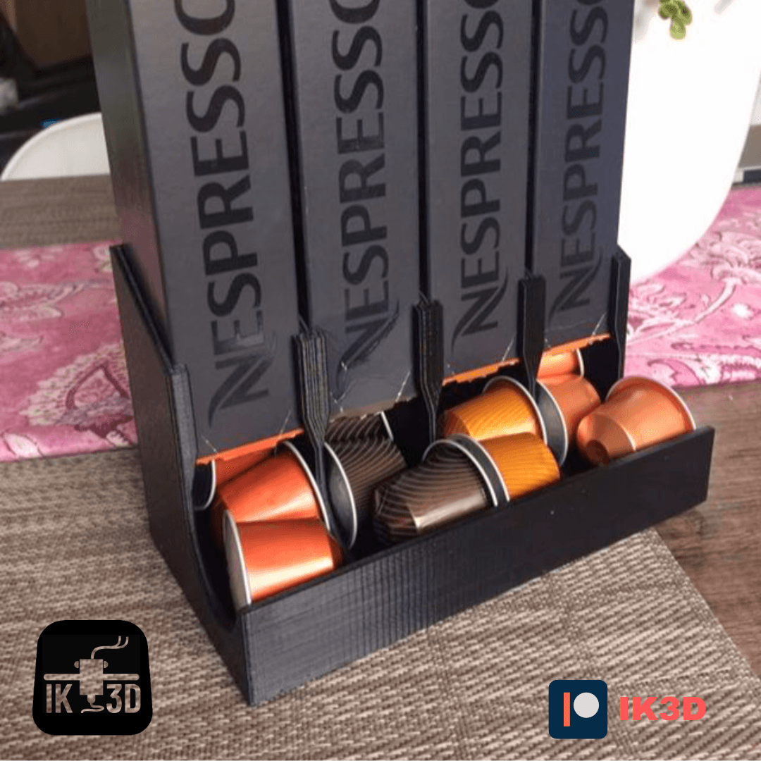 Nespresso Pod Dispenser / Easy to Print 3d model