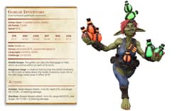 Deliveries - Goblin Anarchist - Potion Thrower - PRESUPPORTED - 32mm scale 3d model