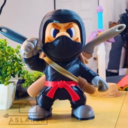 Ninja Mario – Knife Holder Edition! 3d model