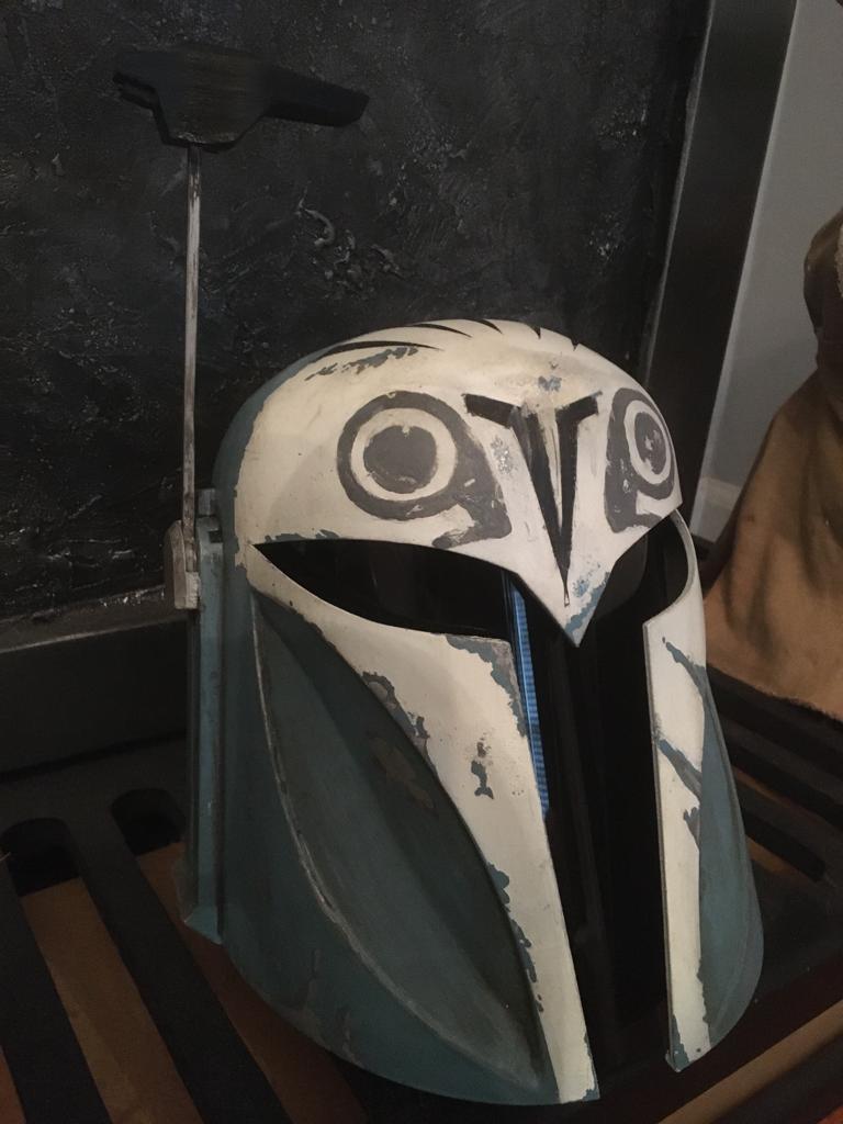 Mandalorian Night Owl Helmet - Bo Katan 3d model