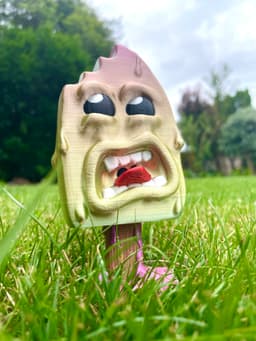 Ice Scream Funny Figurine 3d model