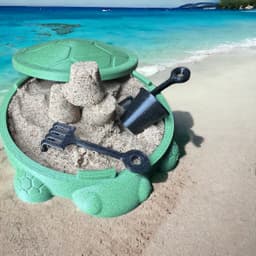 Little Tikes, Portable, Sandbox, Nostalgic, Sandbox with locking lid 3d model