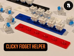 Clicky Fidget Helper - Snap Fit - 0.2 Nozzle.stl 3d model