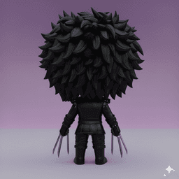 EDWARD SCISSORHANDS CHIBI – THE YOUNG SCISSOR HANDS (STL ARCHIVE) 3d model