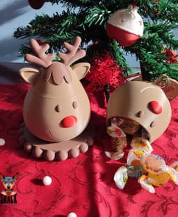 Christmas Reindeer 3d model