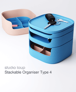 Stackable Organiser Type 4 3d model