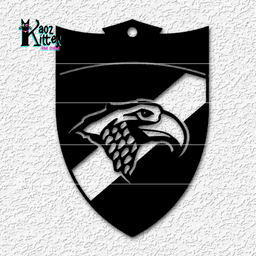ravenclaw wall art harry potter house crest emblem fanart 3d model