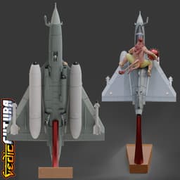 Indian LCA-Mk2 Tejas Fighter-Jet with Hanuman 3d model