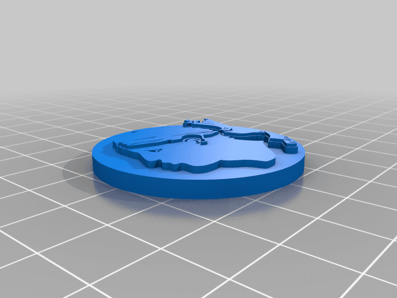 Corse KeyChain 3d model