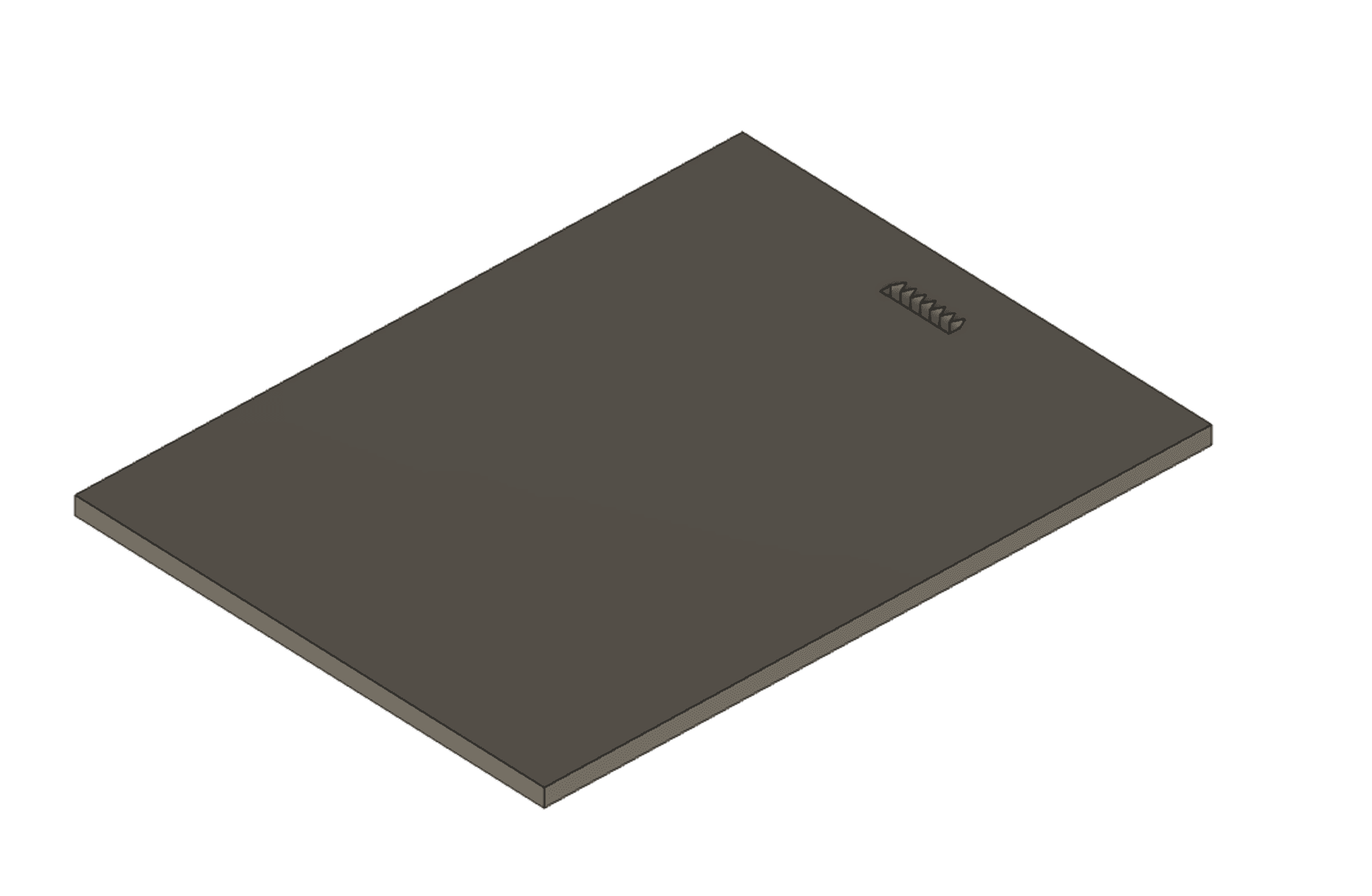 4x6 Picture Frame Template.stl 3d model