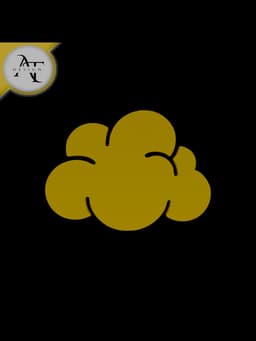 Simple Cloud Symbol - 2D Art 3d model