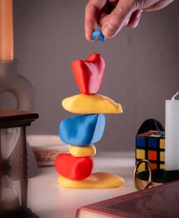 Magnetic Balancing Rocks 3d model