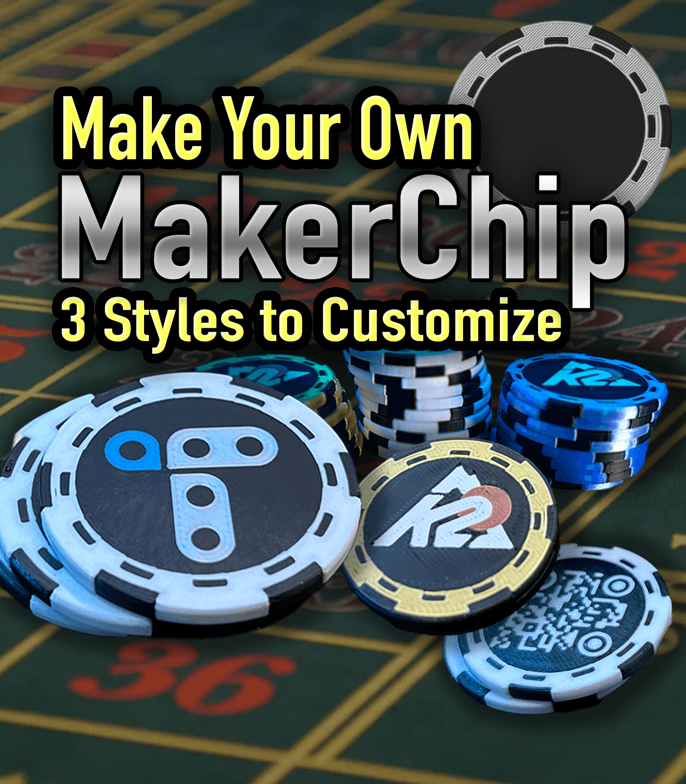 MakerChip Starter Pack - Make your Own Maker Chip 3d model