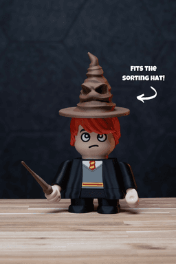 Ron Chunkley - Harry Potter Kit | No Supports, No AMS, No Glue 3d model