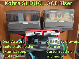 Kobra S1 Riser DUAL ACE PRO - Ace pro 1 and Ace pro 2 3d model