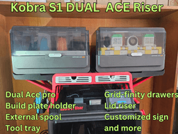 Kobra S1 Riser DUAL ACE PRO - Ace pro 1 and Ace pro 2 3d model