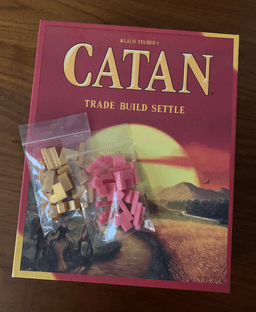 Settlers of Catan Pieces (replacement pieces or personalized set) 3d model