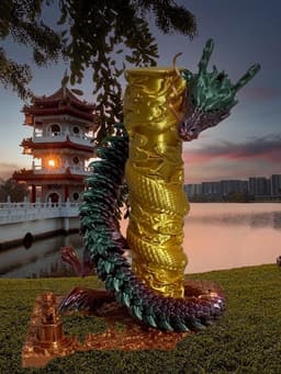 Stand for Articulated Dragon 3d model