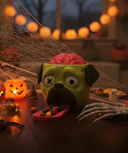 Candy Creeper Pug - Candy Dispenser 3d model