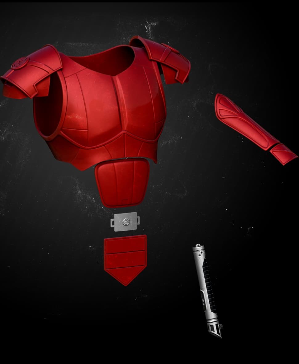 Imperial Jedi (armor only) 3d model