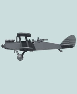 1:144 Airco D.H.9 3d model