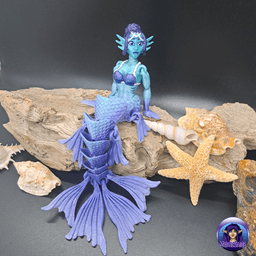 Mermaid Kailani - Articulated 3d model
