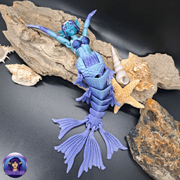 Mermaid Kailani - Articulated 3d model