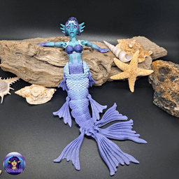 Mermaid Kailani - Articulated 3d model