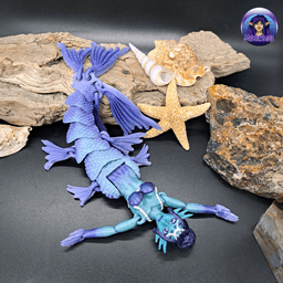 Mermaid Kailani - Articulated 3d model