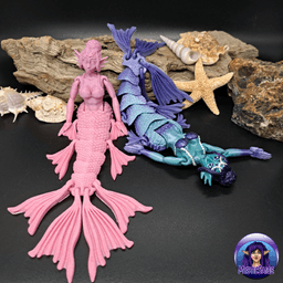 Mermaid Kailani - Articulated 3d model