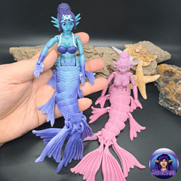 Mermaid Kailani - Articulated 3d model
