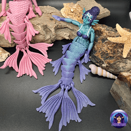 Mermaid Kailani - Articulated 3d model