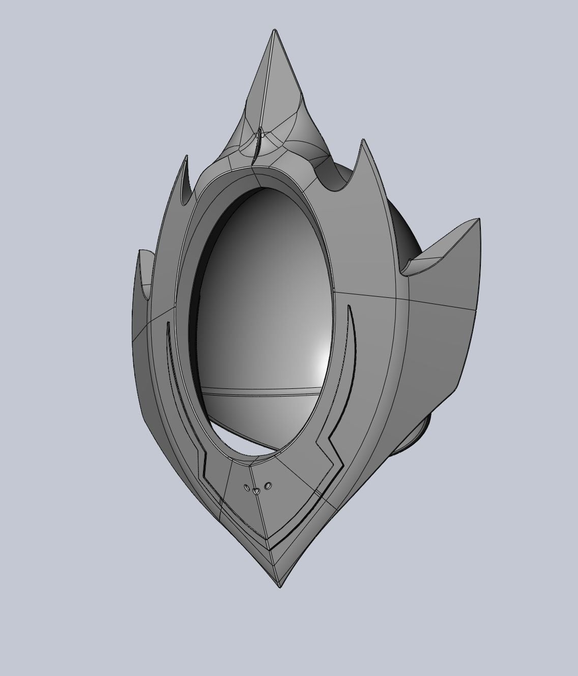 Code Geass Zero Mask Printable Model 3d model