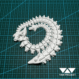 Flexi Mecha Dragon 3d model