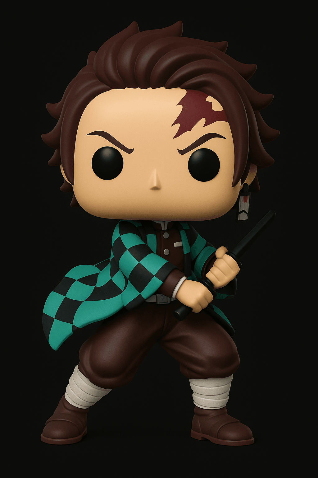 TANJIROU KAMADO DEMON SLAYER FUNKO POP STYLE – STL Fan Art Model.stl 3d model