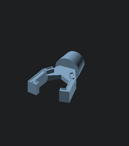 Robot Gripper 2/4 finger 3d model